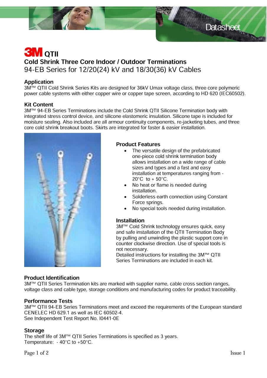 3M Electricite - 94-EB 62-2 FA