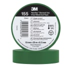 3M Electricite - Temflex 155 Ruban d'isolation électrique 19mm x 20m épaisseur 0,13mm Vert
