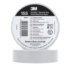 3M Electricite - Temflex 155 Ruban d'isolation électrique 19mm x 20m épaisseur 0,13mm Blanc