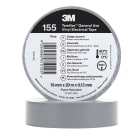 3M Electricite - Temflex 155 Ruban d'isolation électrique 19mm x 20m épaisseur 0,13mm Vert/Jaune