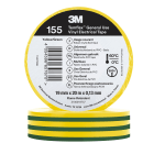 3M Electricite - Temflex 155 Ruban d'isolation électrique 19mm x 20m épaisseur 0,13mm Gris