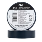 3M Electricite - Temflex 155 Ruban d'isolation électrique 19mm x 20m épaisseur 0,13mm Noir