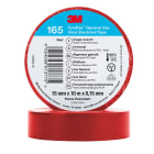 3M Electricite - Temflex 165 Ruban d'isolation électrique 15mm x 10m épaisseur 0,15mm Rouge