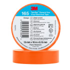 3M Electricite - Temflex 165 Ruban d'isolation électrique 15mm x 10m épaisseur 0,15mm Orange