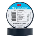 3M Electricite - Temflex 165 Ruban d'isolation électrique 19mm x 20m épaisseur 0,15mm Noir