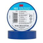 3M Electricite - Temflex 165 Ruban d'isolation électrique 19mm x 20m épaisseur 0,15mm Bleu