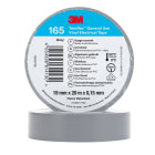 3M Electricite - Temflex 165 Ruban d'isolation électrique 19mm x 20m épaisseur 0,15mm Gris