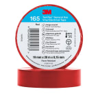 3M Electricite - Temflex 165 Ruban d'isolation électrique 19mm x 20m épaisseur 0,15mm Rouge