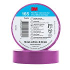 3M Electricite - Temflex 165 Ruban d'isolation électrique 19mm x 20m épaisseur 0,15mm Violet