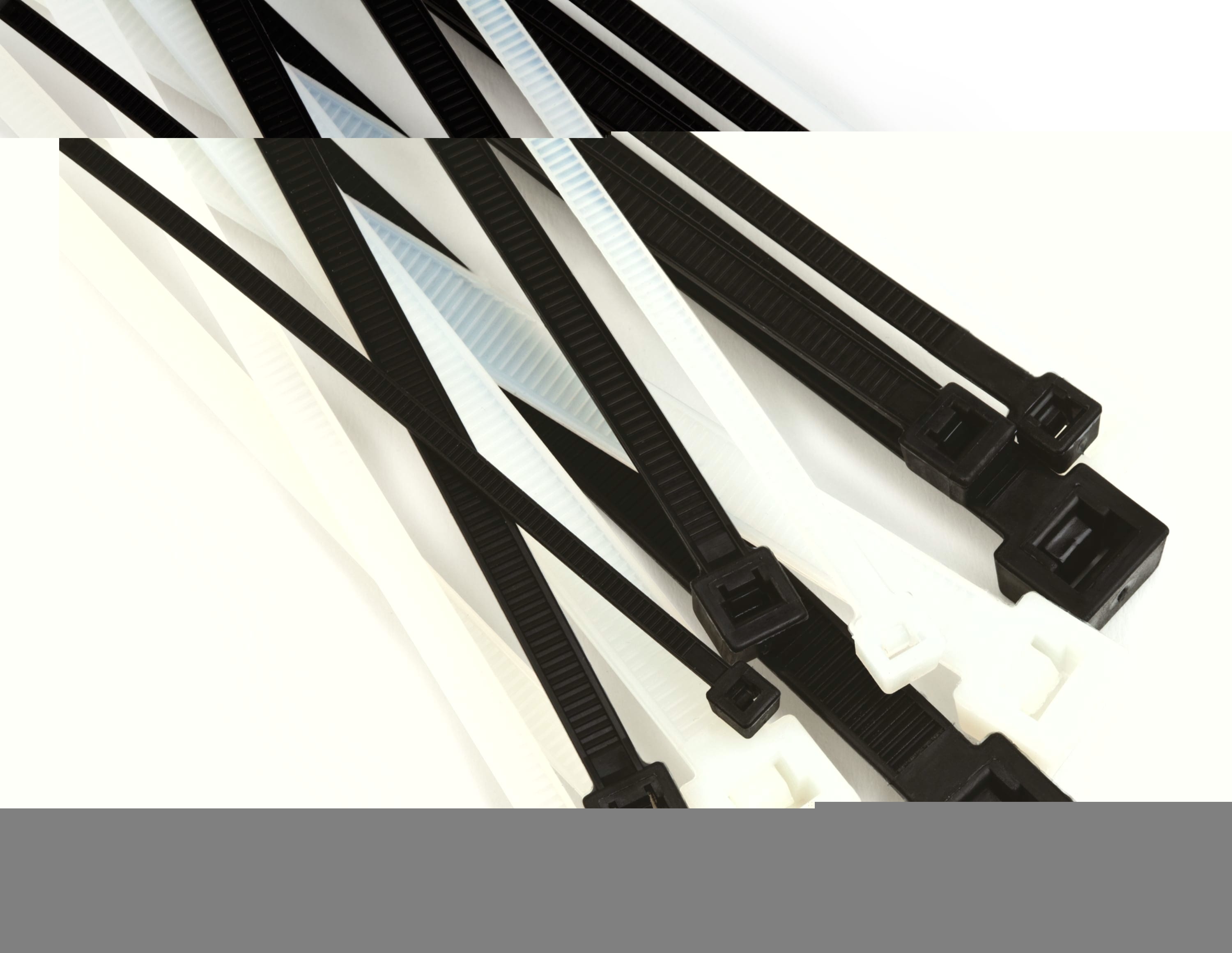 3M Electricite - Collier serre-câble 3M? Scotchflex?, FS 100 AW-C, Noire, 100 mm x 2.5 mm