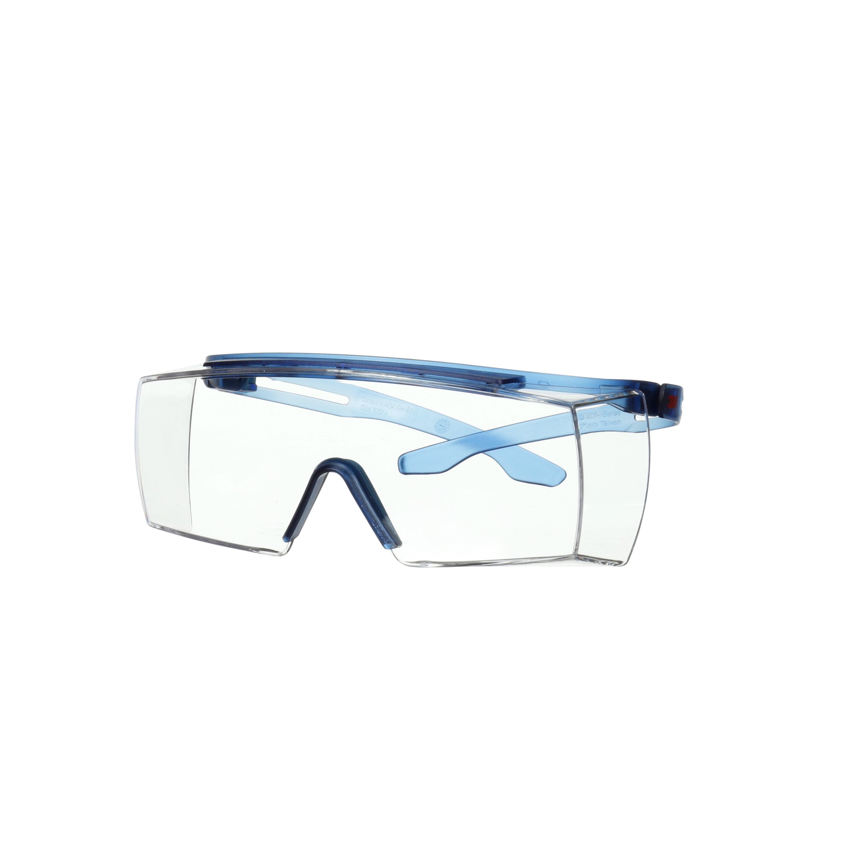 3M Electricite - Lunettes SecureFit SF3701ASP-BLU, OTG Clear AS+ 20/cs
