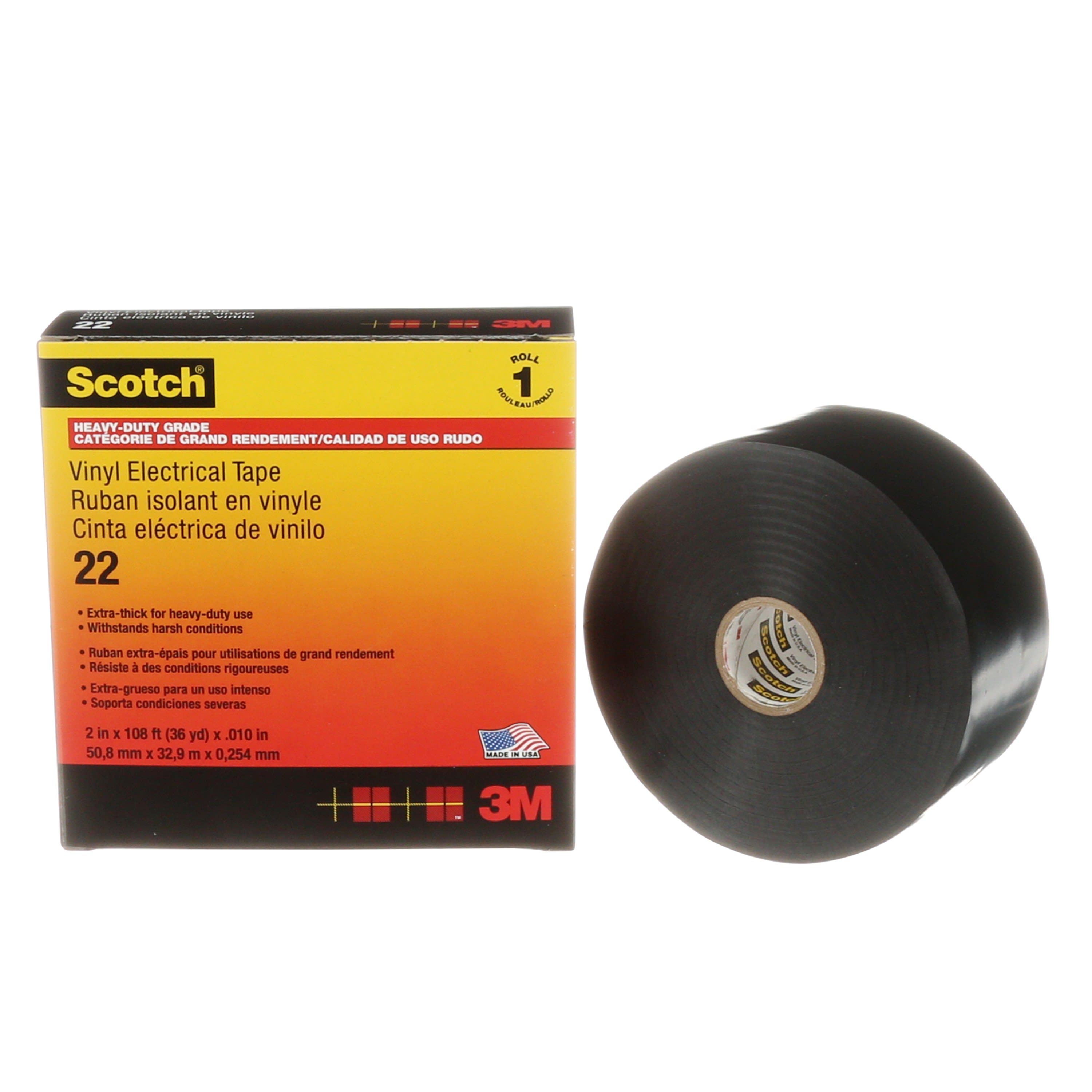 SCOTCH VERT ISOLANT 15.5mm X 10 19M