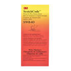3M Electricite - Scotchcode SWB-3 Carnet 60 étiquettes 25,4x25,4mm marquage pour câbles 8 à 15mm