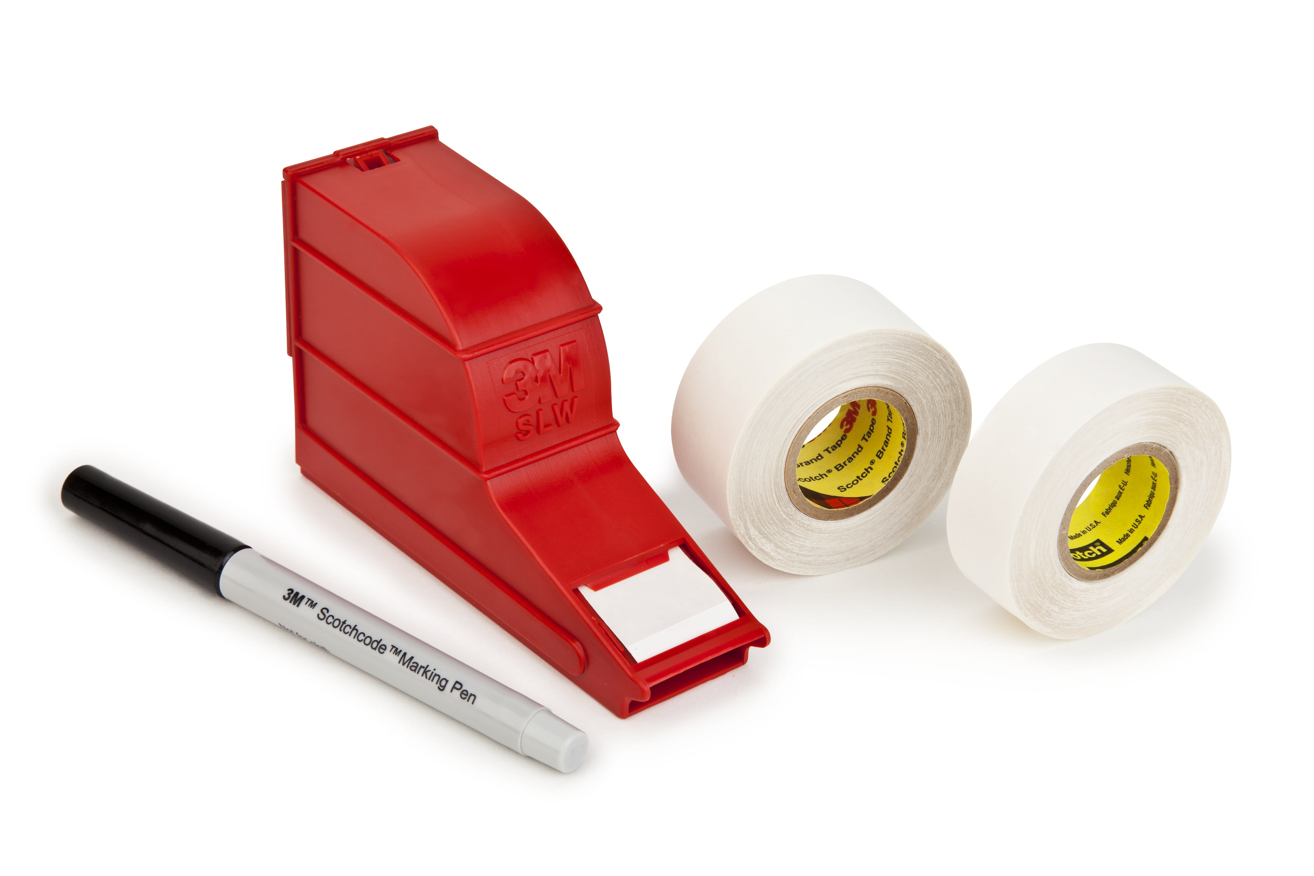 3M Electricite - Scotchcode SLW Dévidoir escargot 70 étiquettes 25 x 58 mm + recharge + stylo