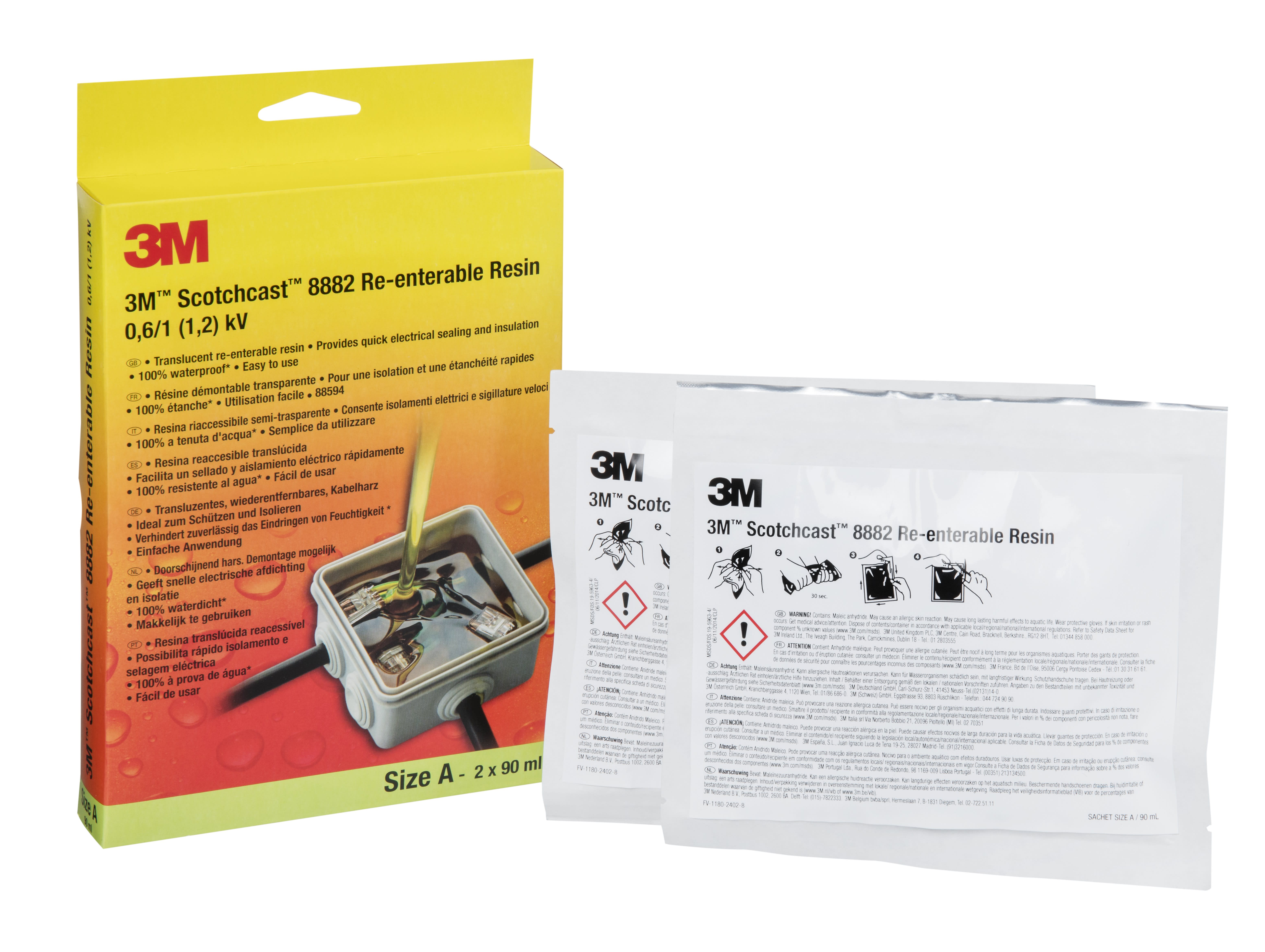 3M Electricite - 8882 Taille A : 2 sachets 90ml
