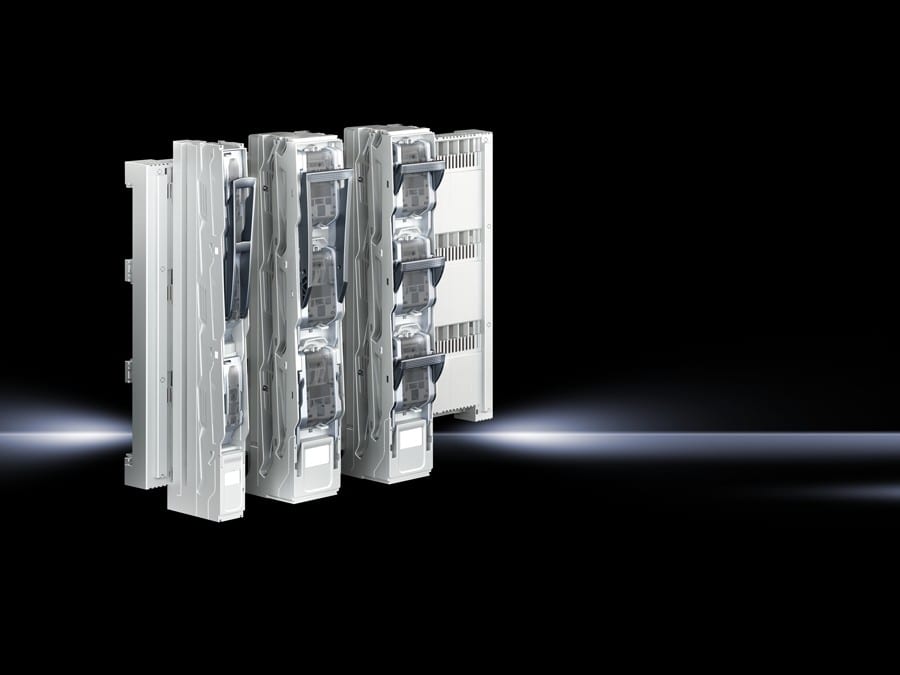 Rittal - Coupe-circuit fus.1250A-T3-185mm-trip690V-boulon M12-en polyamide-1P.