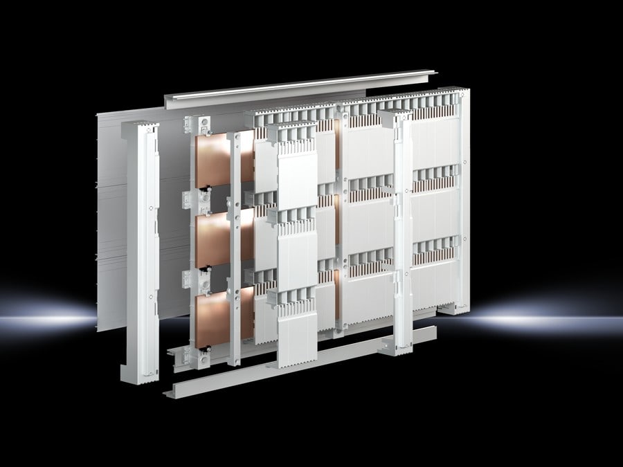 Rittal - Support jeu de barres tripol.185mm