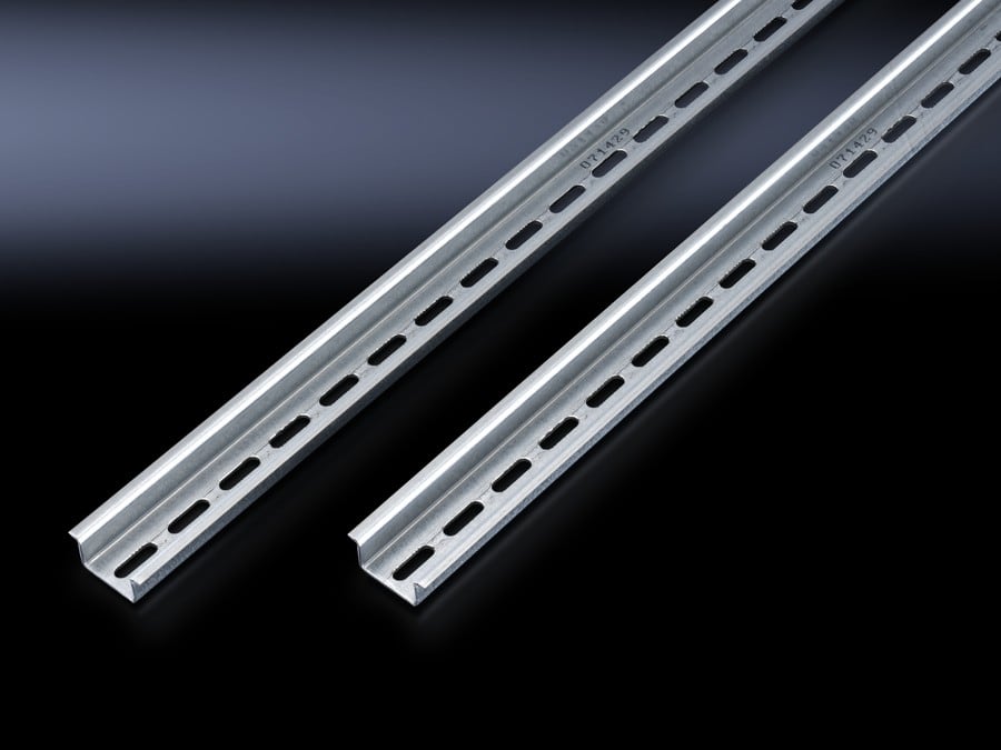 Rittal - Rail porteur TS 35-7,5 - 2m - Pour encliqueter des borniers