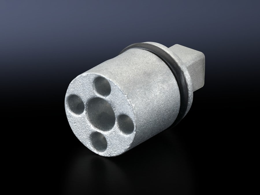 Rittal - Serrure à clé - SZ - fonte de zinc - Fiat - longueur 27 mm