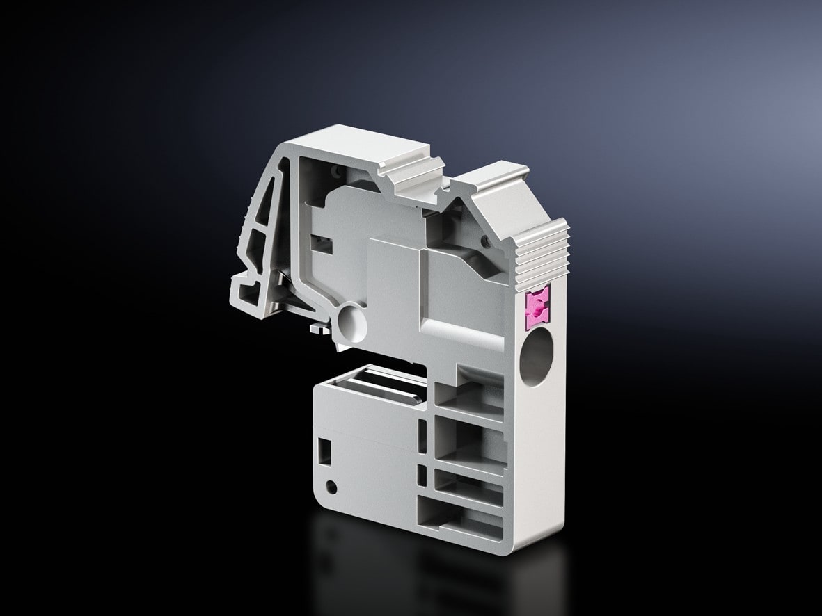 Rittal - Bornes raccordement Push in 0,5-4mm² - Gamme Distribution de courant
