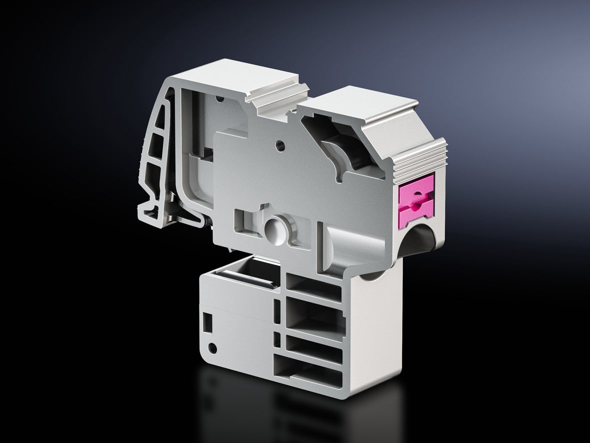 Rittal - Bornes raccordement Push in 1,5-16mm² - Gamme Distribution de courant