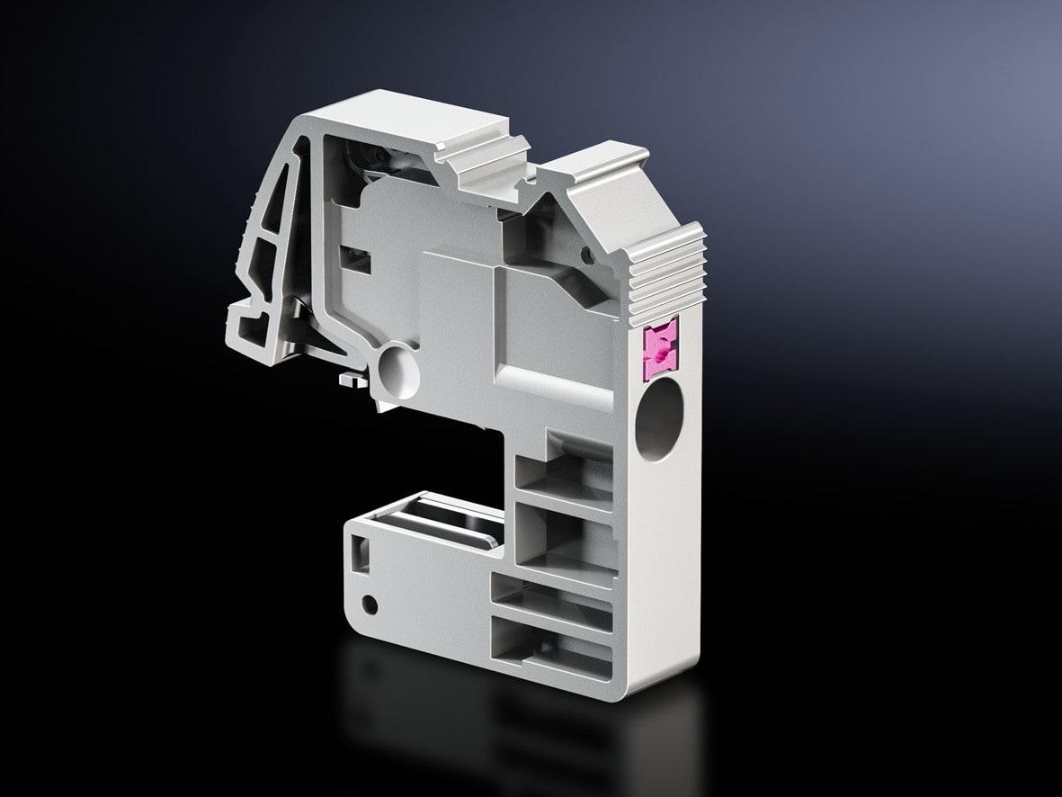Rittal - Bornes raccordement Push in 0,5-4mm² - Gamme Distribution de courant