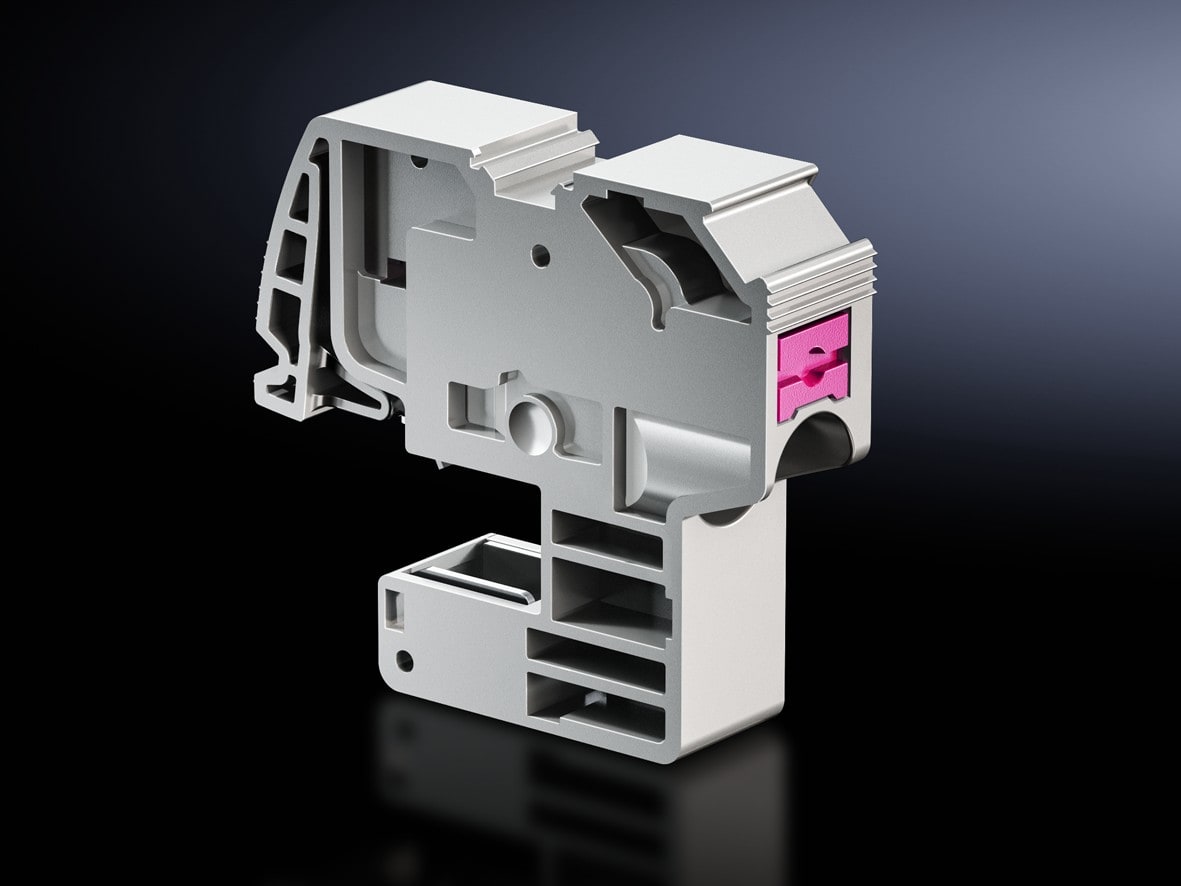 Rittal - Bornes raccordement Push in 1,5-16mm² - Gamme Distribution de courant