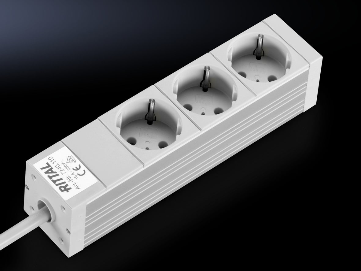 Rittal - Bandeau 3 prises Schuko