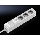 Rittal - Bandeau 3 prises Schuko + inter.