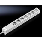 Rittal - Bandeau de prises pour prises CEI 320 19", 7 prises Schuko