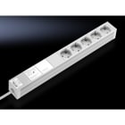 Rittal - Bandeau de prises pour prises CEI 320 19", 5 prises Schuko