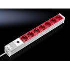 Rittal - Bandeau de prises pour prises CEI 320 19", 7 prises onduleur