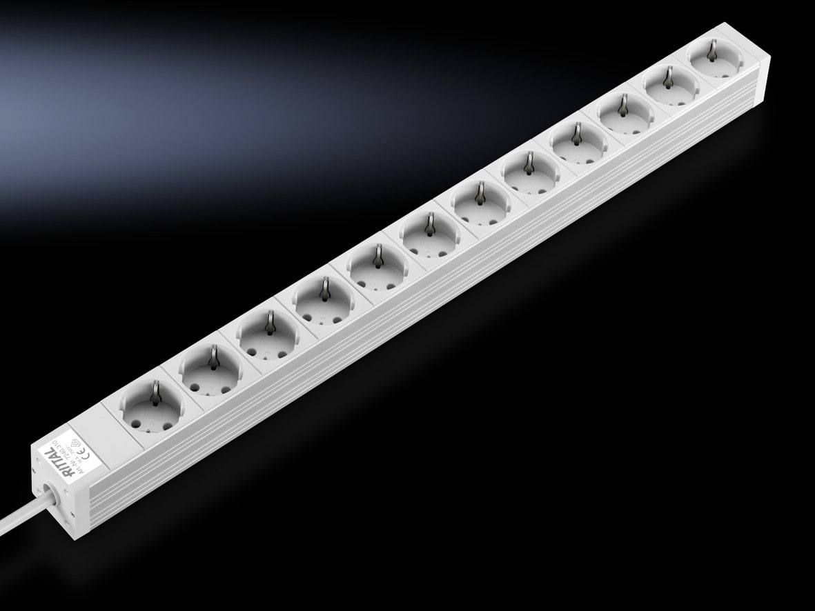 Rittal - Bandeau de prises pour prises CEI 320 12 prises Schuko