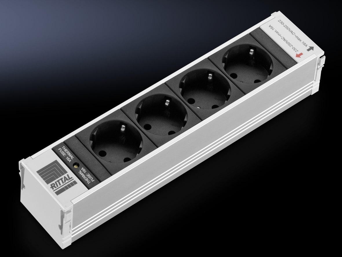 Rittal - Module PSM enfichable 4 prises Schuko