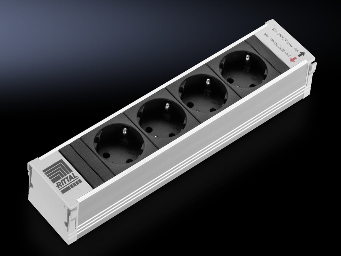 Rittal - Module PSM enfichable 4 prises Schuko