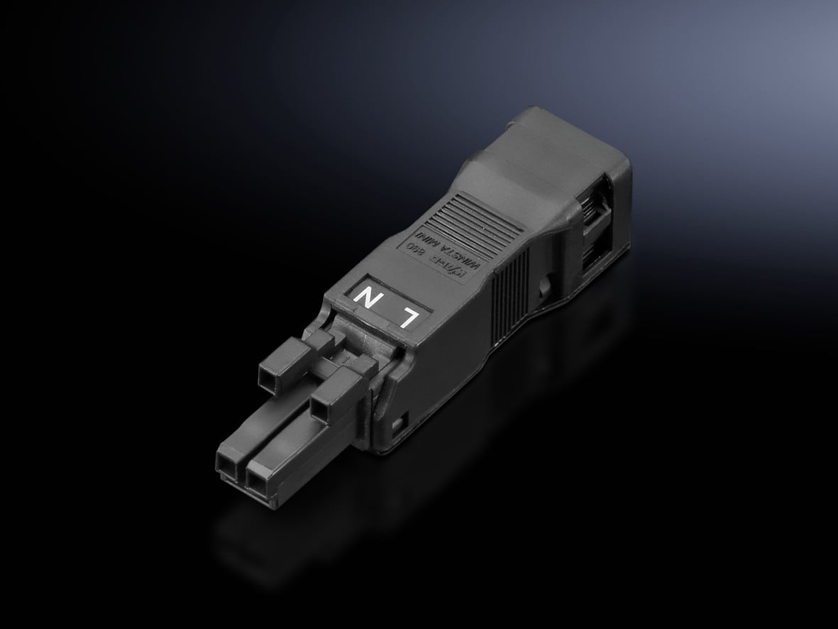 Rittal - Accessoires de raccordement femelle bipolaire 100-240V