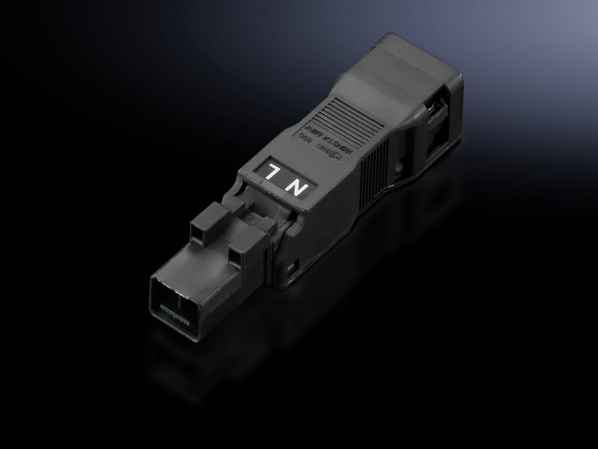 Rittal - Accessoires de raccordement femelle bipolaire 100-240V