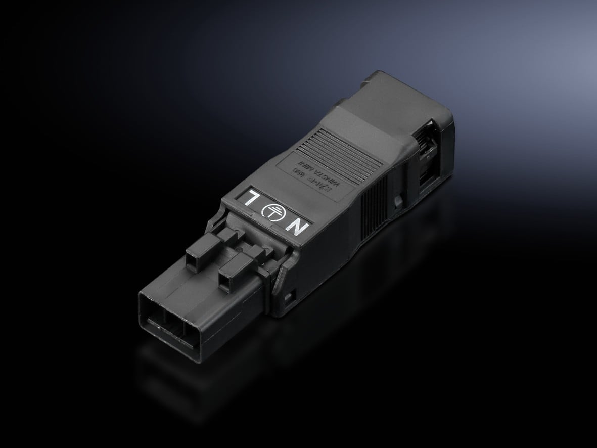 Rittal - Accessoires de raccordement femelle bipolaire 100-240V