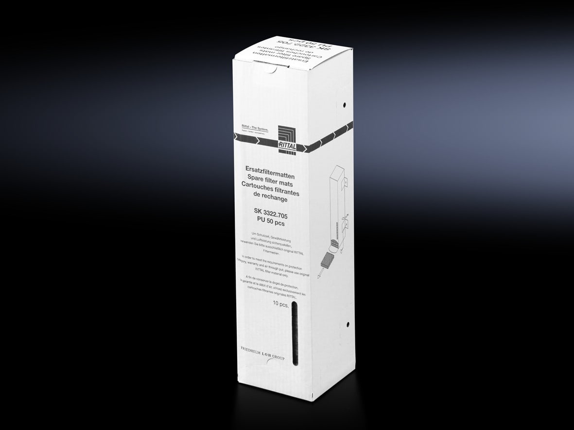 Rittal - Cartouche filtrante non tissée pour ventilateur