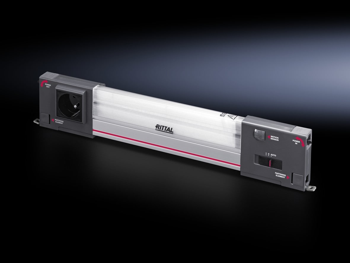 Rittal - Lampe LED 1200lm-100-240V-prise franç - SZ - Éclairage optimal dans l'armoire