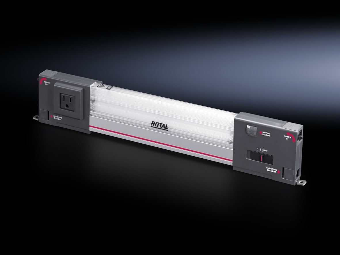 Rittal - Lampe LED 1200lm-100-240V-prise amér. - SZ - Éclairage optimal dans l'armoire