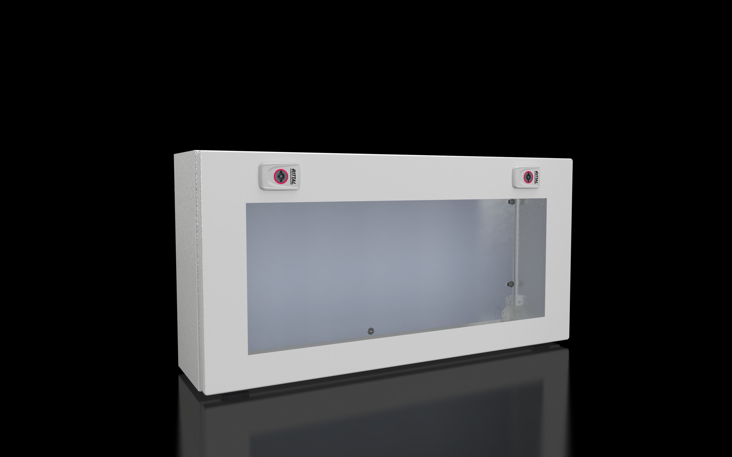 Rittal - Coffret Bus - KX - acier - H300 L600 P155 - IP65 -vitre - double panneton