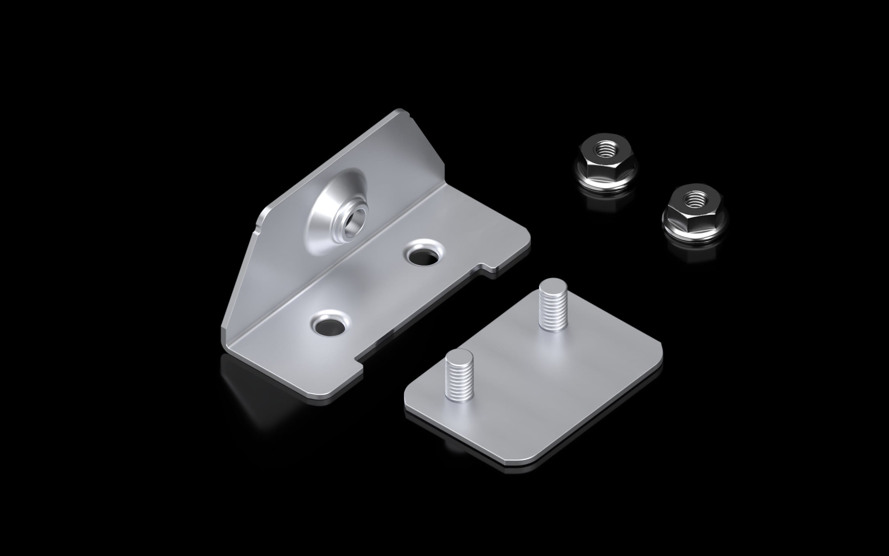Rittal - Fixation des plaques en option pour armoires VX