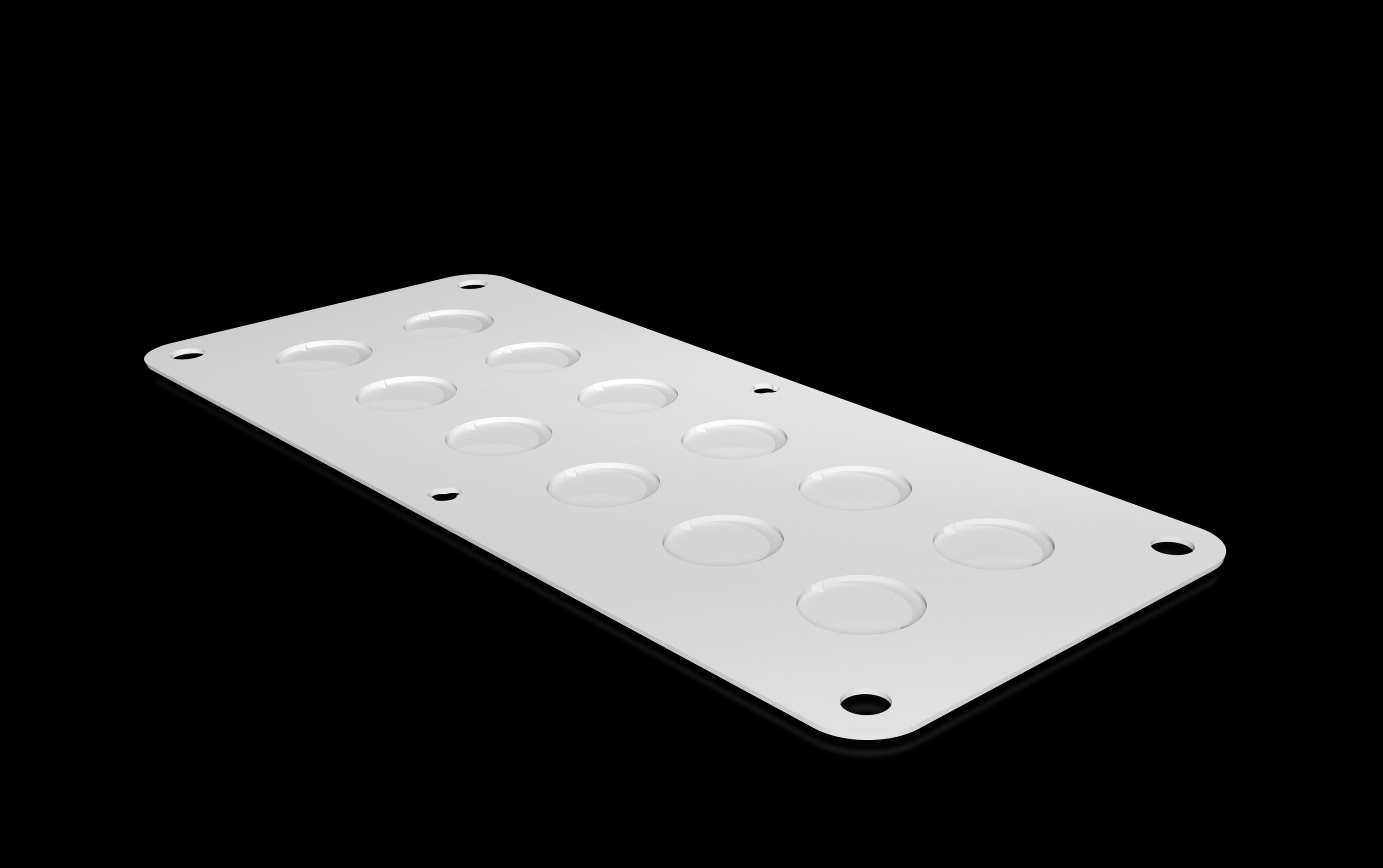 Rittal - Plaque passe-câble - KX - métallique avec empreinte préestampée métrique 12xM20