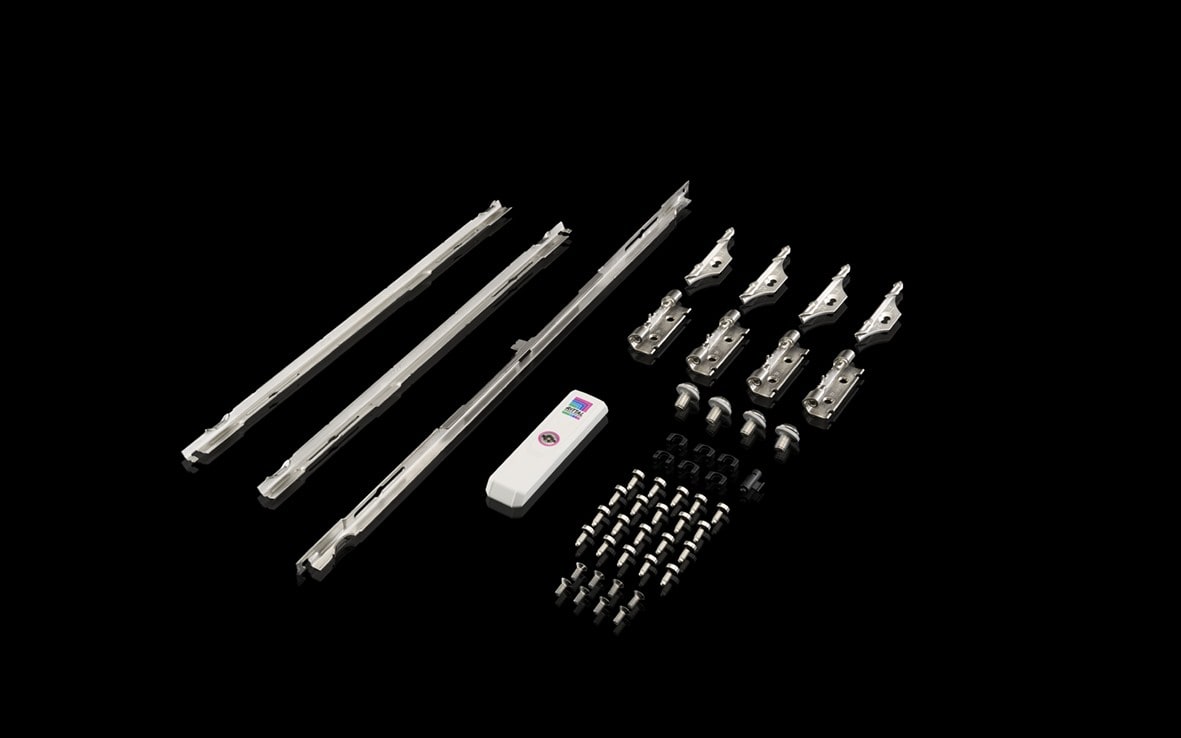 Rittal - Kit d'accessoires pour panneaux latéraux C4-H, pour H : 1800 mm