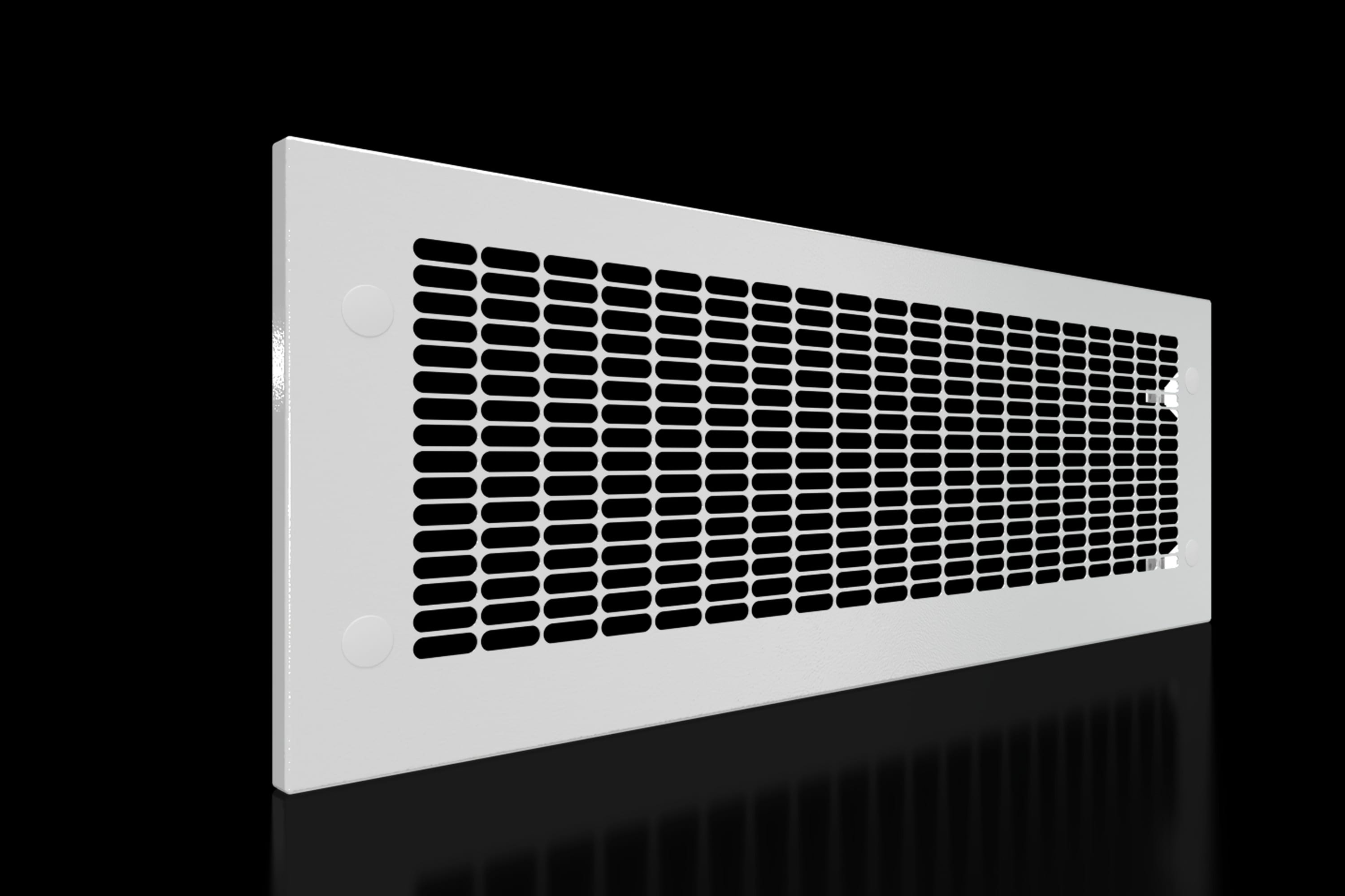 Rittal - Bandeau finition inférieur ajouré - VX25 -L800 H300 -pour portes partielles