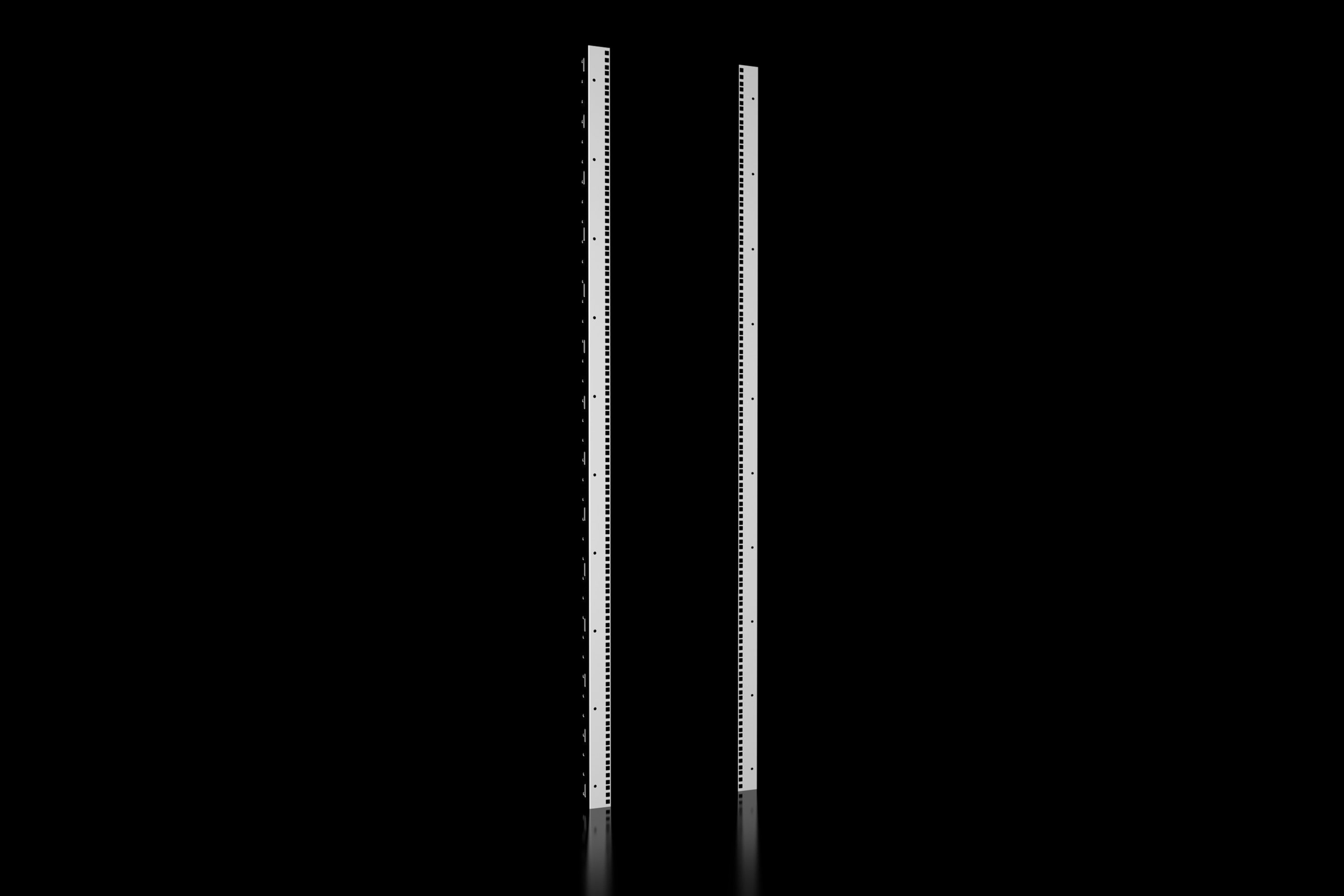 Rittal - Montant 19'' - VX25 - profilés d'adaptation L600mm H1800mm -acier