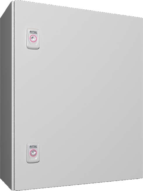 Rittal - Coffret électrique - AX- acier - 1P - H500 L400 P210 - IP66 - plaque de montage