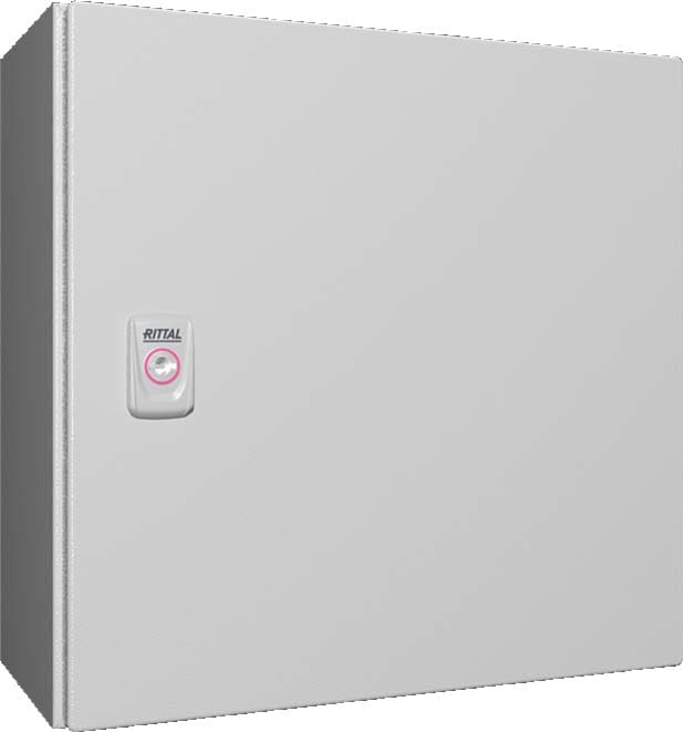 Rittal - Coffret électrique - AX- acier - 1P - H380 L380 P210 - IP66 - plaque de montage