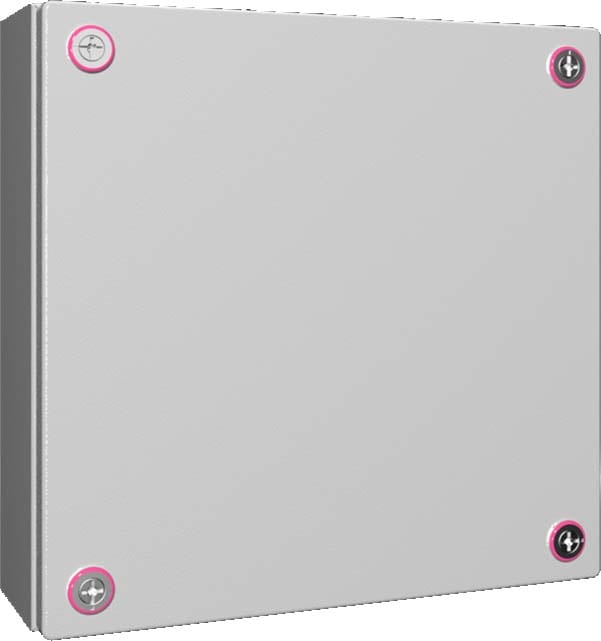 Rittal - Boîtier jonction - KX - acier - H300 L300 P120 - IP66 - sans plaque passe-câbles